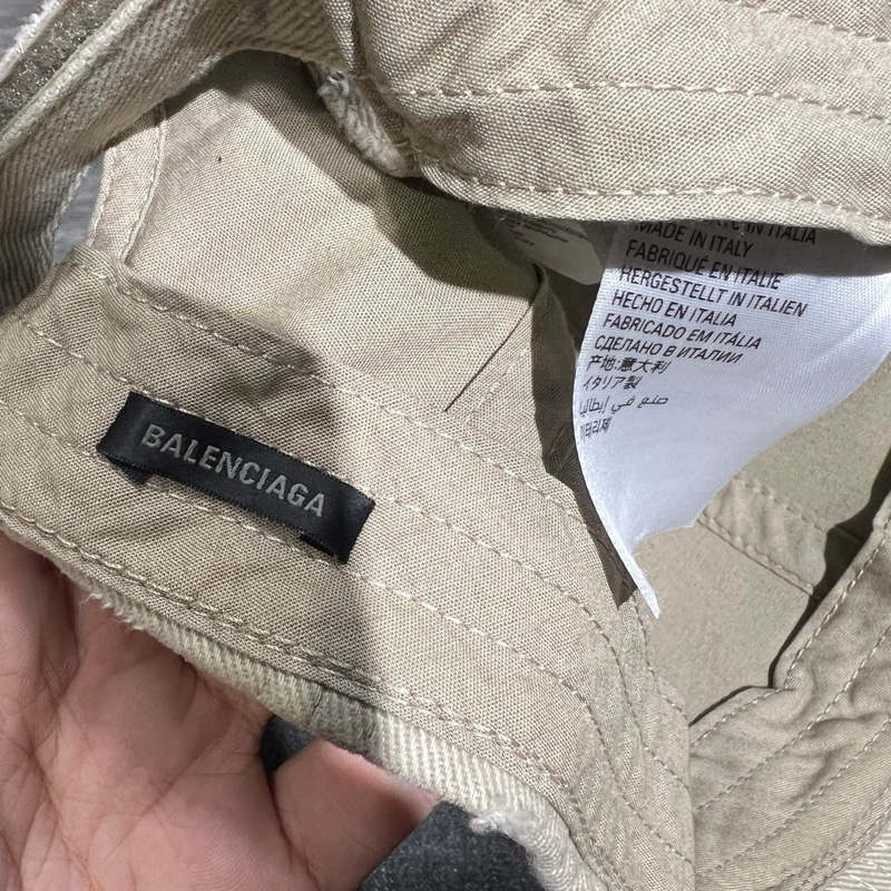 balenciaga 卡其 棒球帽-6