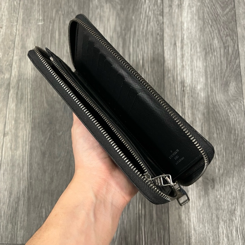 lv 黑老花長夾-3