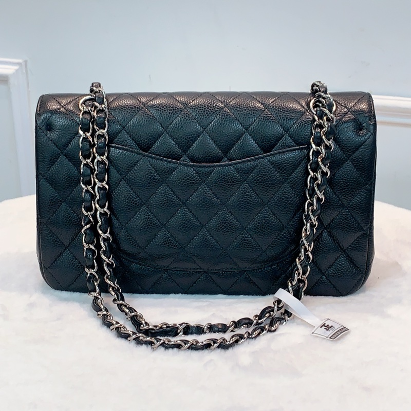 【❤️‍🔥超經典保值眨個眼就賣走咗嘅人氣款】 Chanel CF 黑銀 中號-4