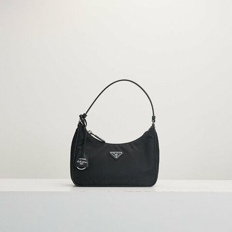 Prada hobo 2005 新款腋下包/黑銀