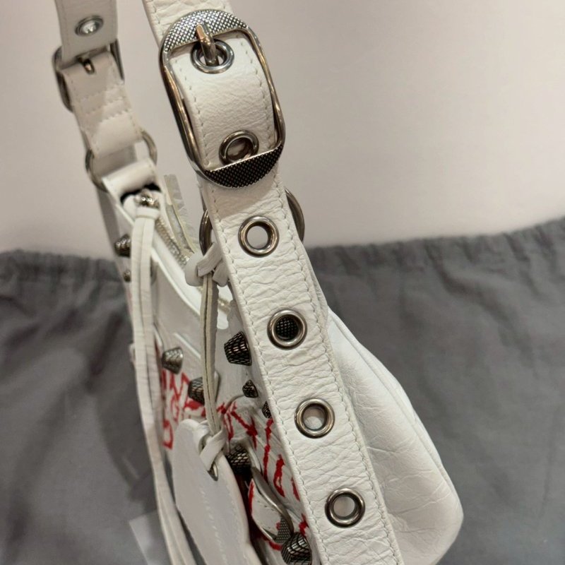 BALENCIAGA 巴黎世家 Le Cagole XS 手提包/肩背包/單肩包 塗鴉 671309 95成新-11