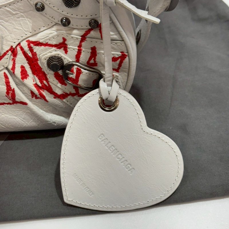 BALENCIAGA 巴黎世家 Le Cagole XS 手提包/肩背包/單肩包 塗鴉 671309 95成新-16