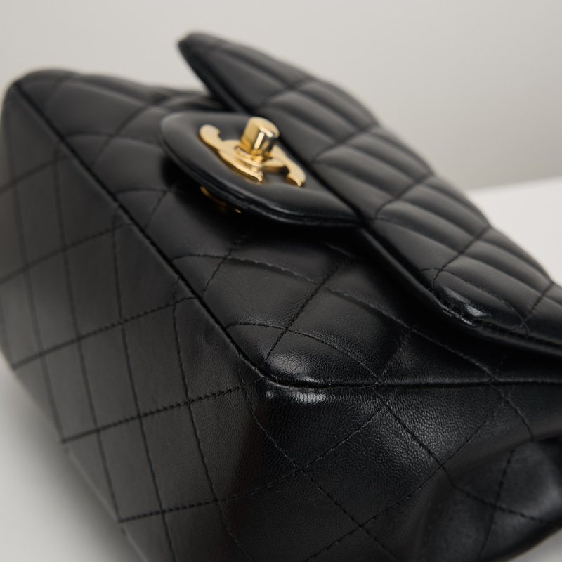 二手Chanel mini coco 17方胖/黑色 芯片款-5