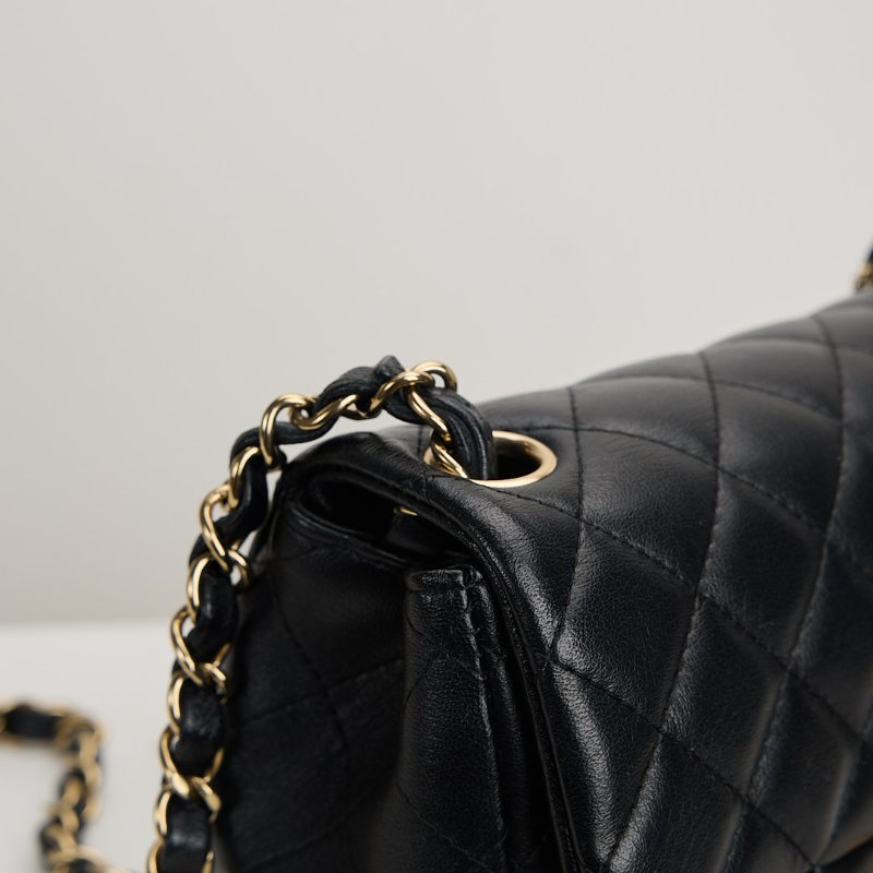 二手Chanel mini coco 17方胖/黑色 芯片款-16