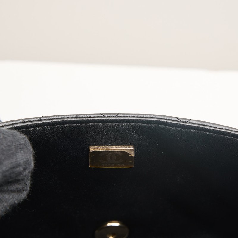 二手Chanel mini coco 17方胖/黑色 芯片款-22