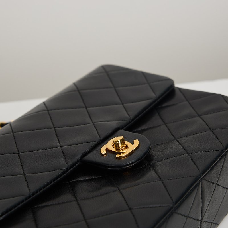 二手Chanel vintage cf20方胖子/黑金羊-5