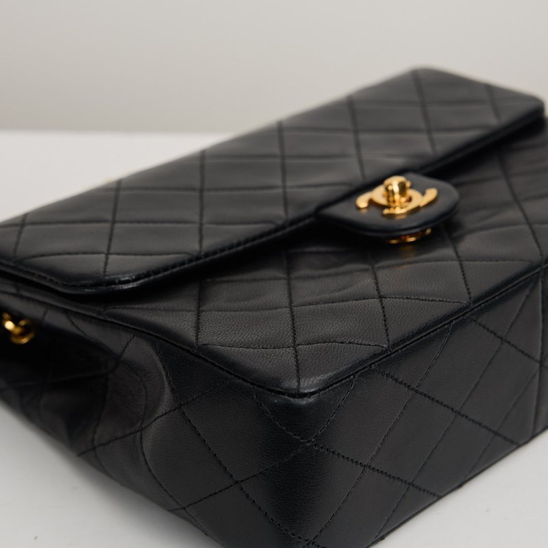 二手Chanel vintage cf20方胖子/黑金羊-7