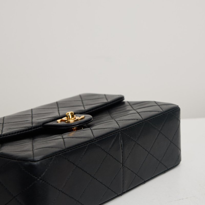 二手Chanel vintage cf20方胖子/黑金羊-8