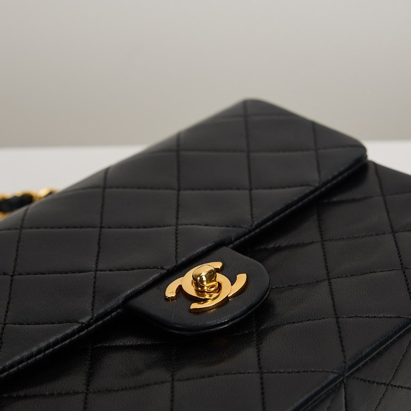 二手Chanel vintage cf20方胖子/黑金羊-9