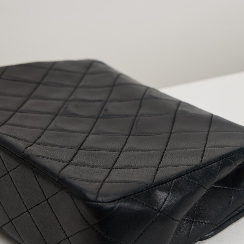 二手Chanel vintage cf20方胖子/黑金羊-11