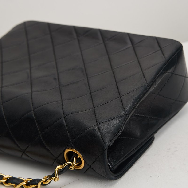 二手Chanel vintage cf20方胖子/黑金羊-13