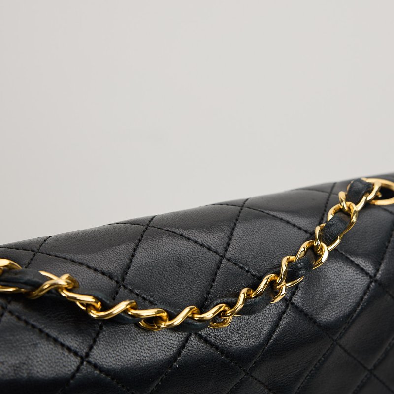 二手Chanel vintage cf20方胖子/黑金羊-15