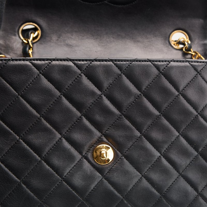 二手Chanel vintage cf20方胖子/黑金羊-19