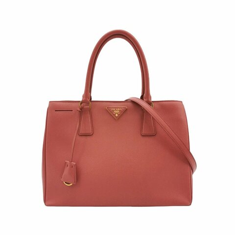 Prada Galleria殺手包大號牛皮純色三角徽標斜挎包單肩包