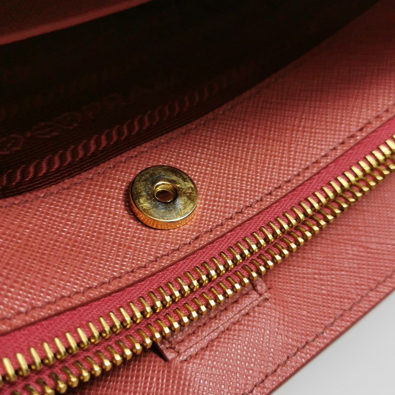 Prada Galleria殺手包大號牛皮純色三角徽標斜挎包單肩包-10