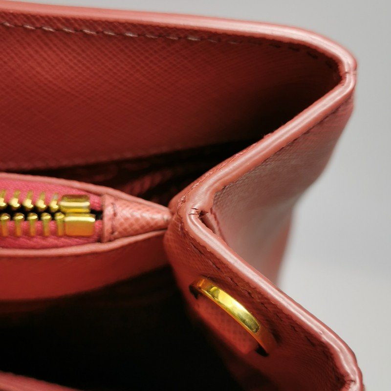 Prada Galleria殺手包大號牛皮純色三角徽標斜挎包單肩包-21