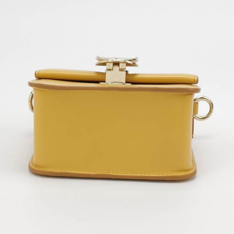 Chloe Penelope牛皮純色金屬鎖扣斜挎包單肩包-5