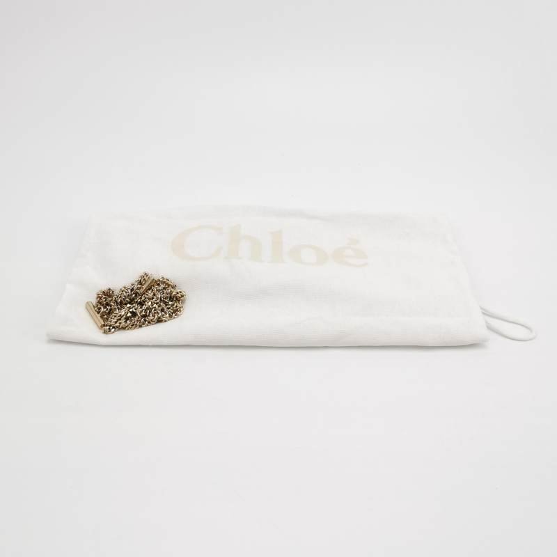 Chloe Penelope牛皮純色金屬鎖扣斜挎包單肩包-8