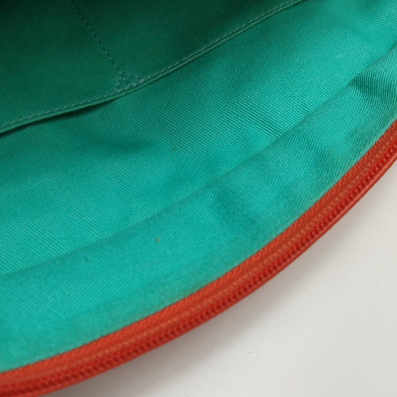 Loewe Amazona牛皮純色加固邊角中古手提包-8