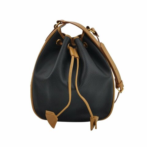 Saint Laurent牛皮拼色水桶包單肩包