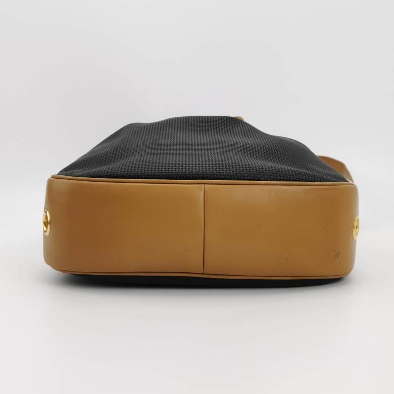 Saint Laurent牛皮拼色水桶包單肩包-4