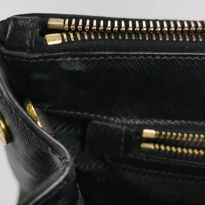 Prada Galleria殺手包大號牛皮純色三角徽標斜挎單肩包-17