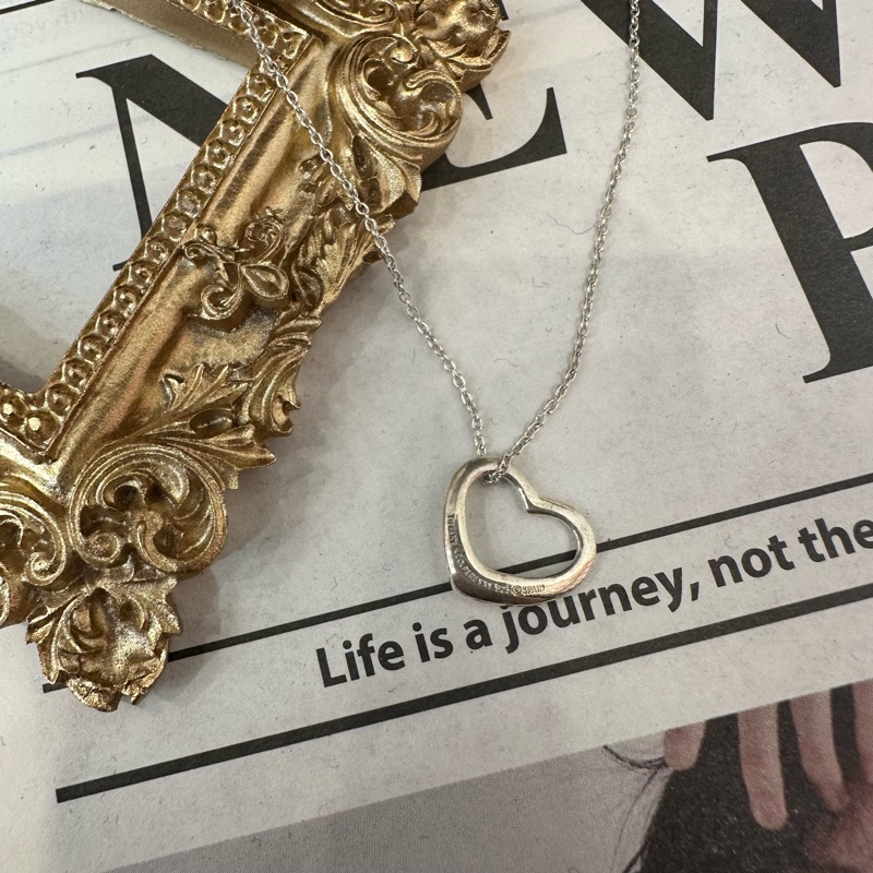Tiffany & Co. 純銀愛心項鏈-0