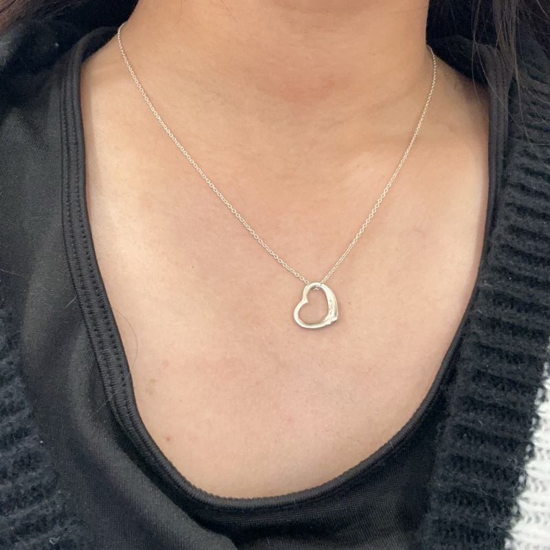 Tiffany & Co. 純銀愛心項鏈-3