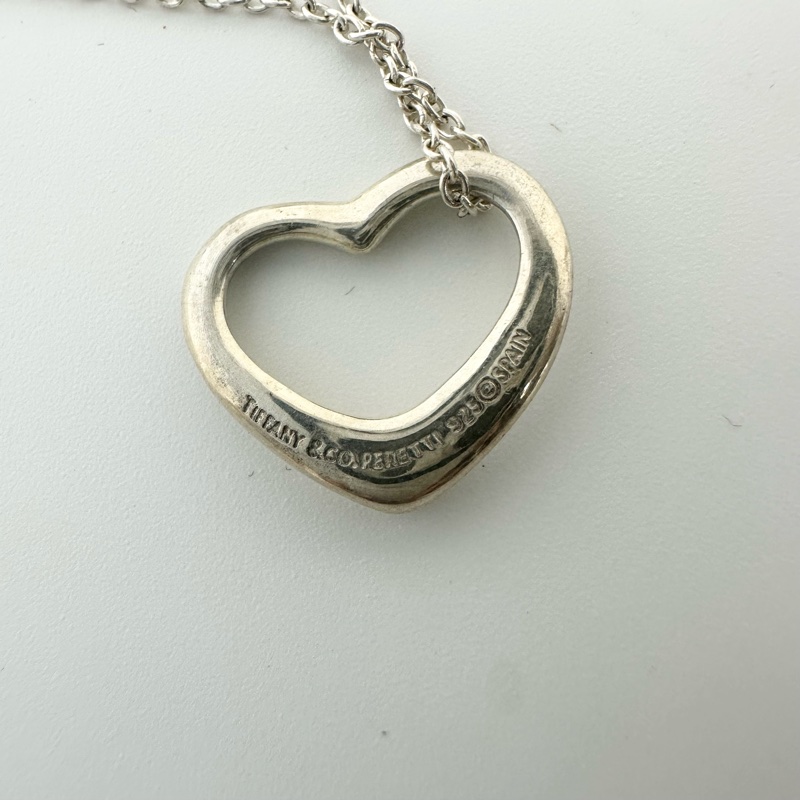 Tiffany & Co. 純銀愛心項鏈-9