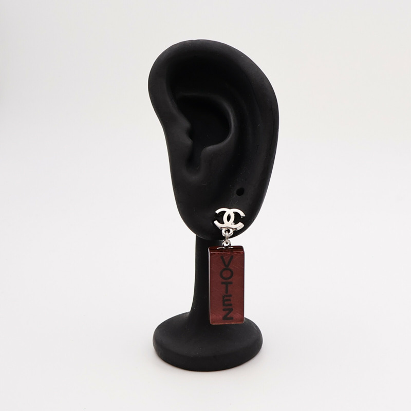 CHANEL PVC Earrings耳環-7