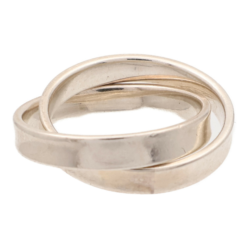 TIFFANY&CO 925純銀1837 Double Silver Ring戒指US#7-2