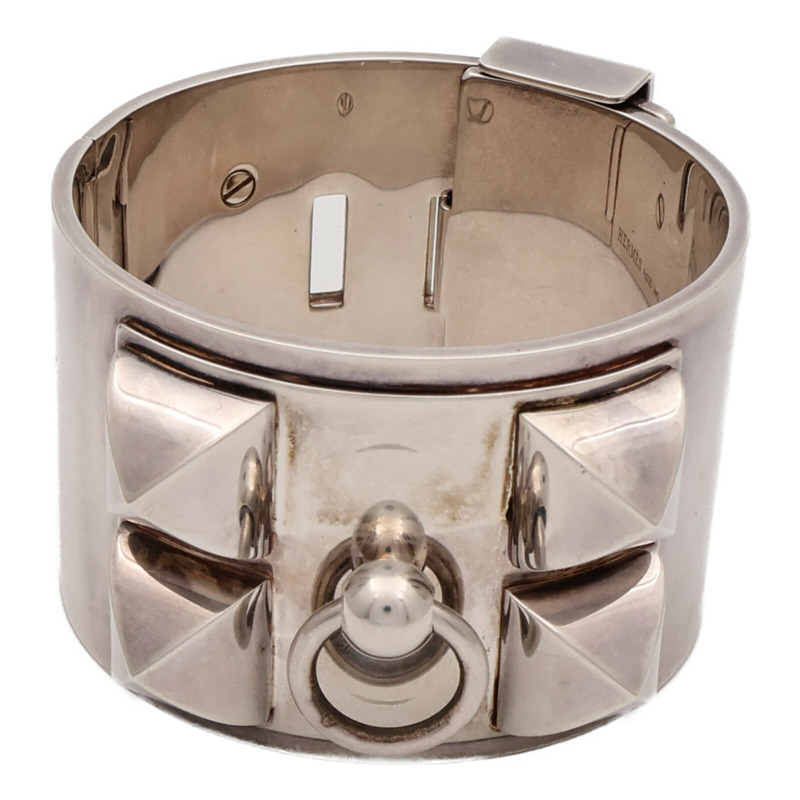 HERMES 925純銀Collier de Chine手鐲-0