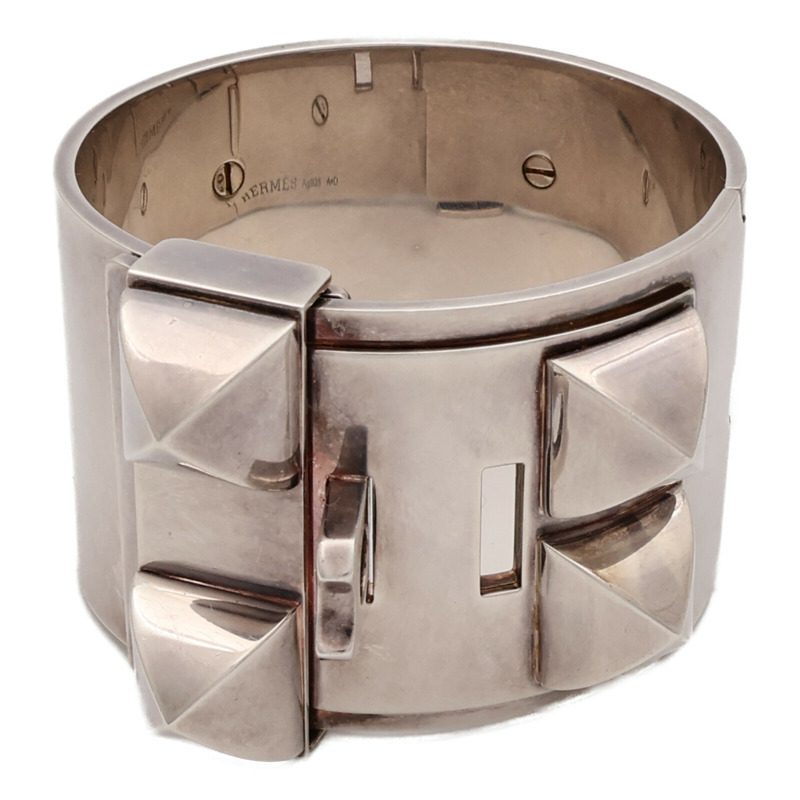 HERMES 925純銀Collier de Chine手鐲-2