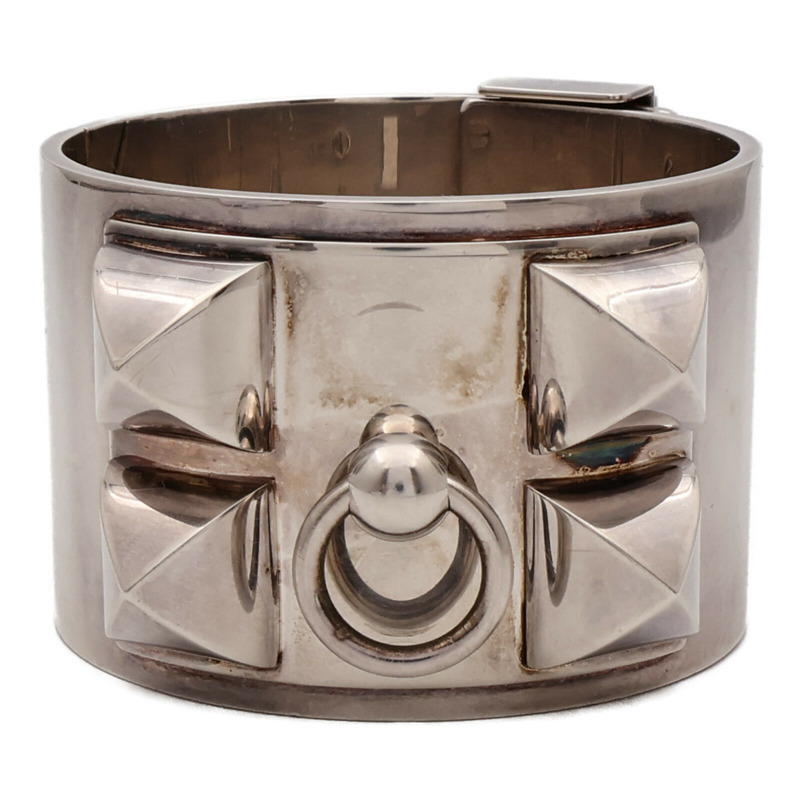 HERMES 925純銀Collier de Chine手鐲-5