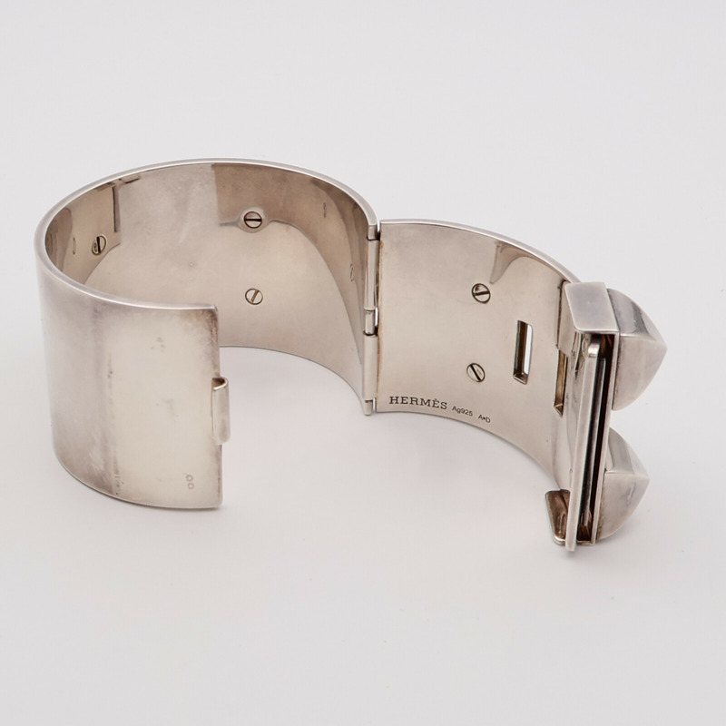 HERMES 925純銀Collier de Chine手鐲-9