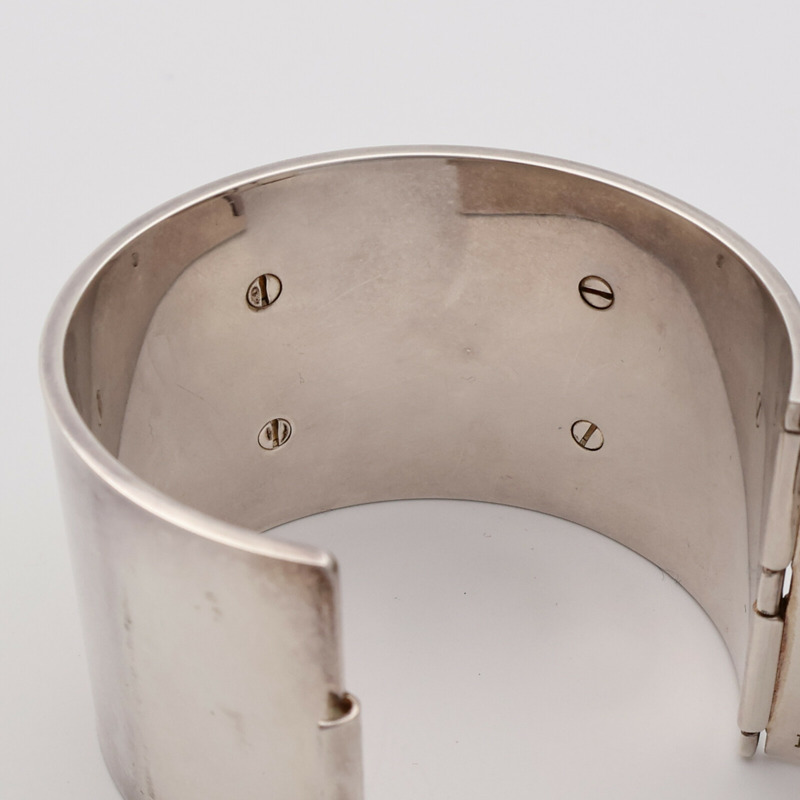 HERMES 925純銀Collier de Chine手鐲-12