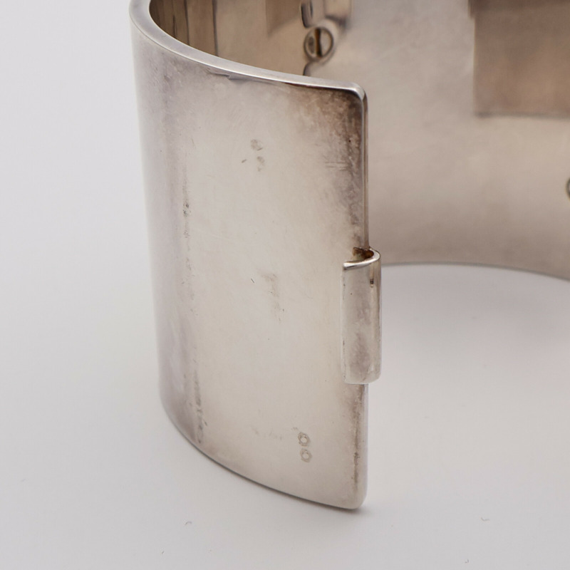 HERMES 925純銀Collier de Chine手鐲-13