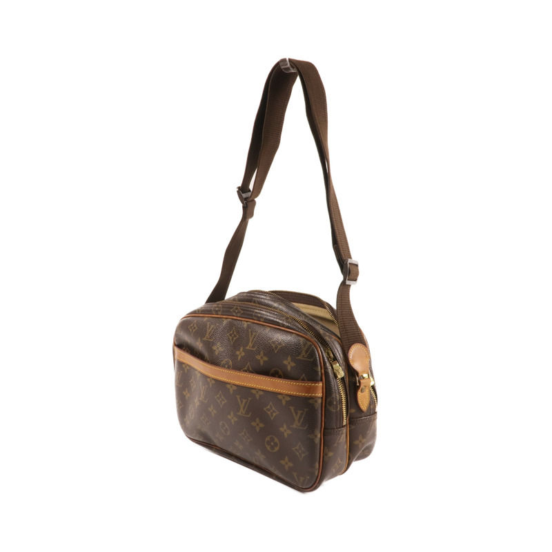 LOUIS VUITTON Monogram Reporter PM金扣肩背袋-2