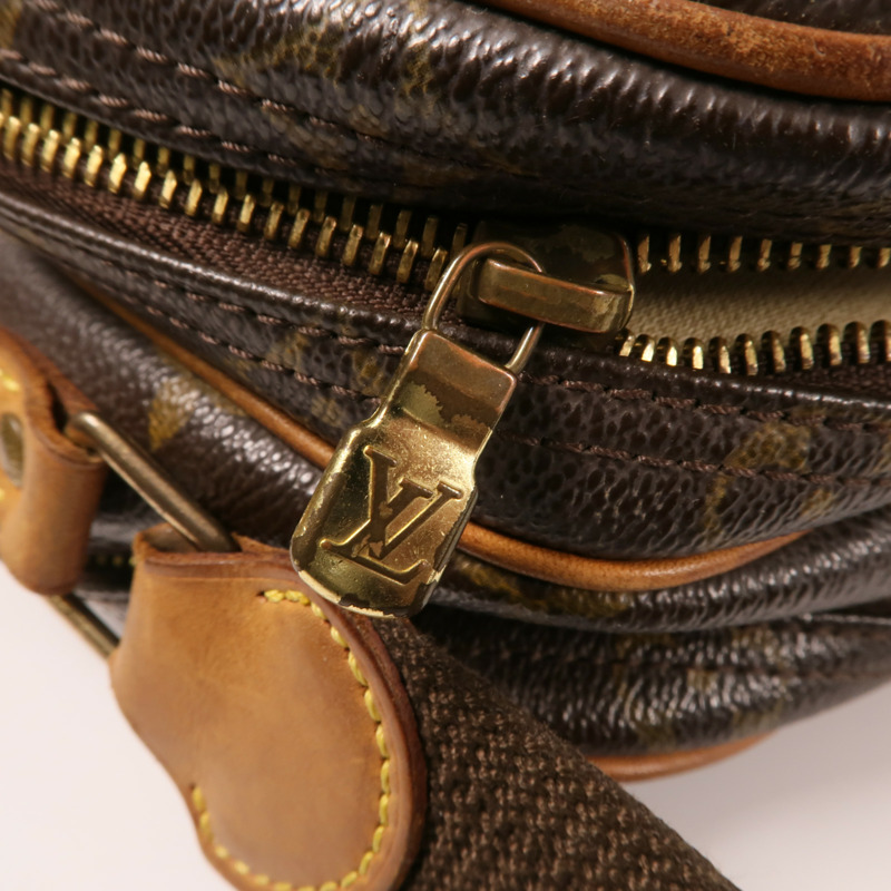 LOUIS VUITTON Monogram Reporter PM金扣肩背袋-5