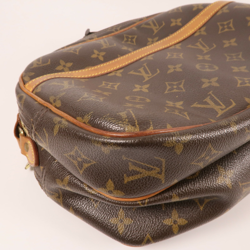 LOUIS VUITTON Monogram Reporter PM金扣肩背袋-8