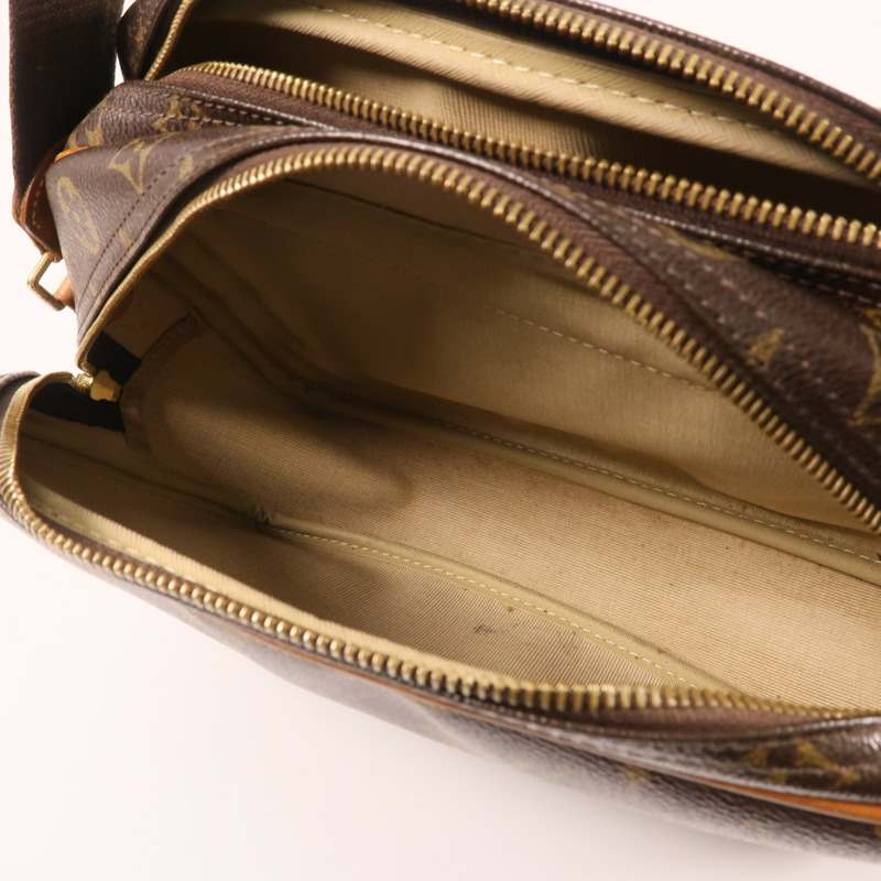 LOUIS VUITTON Monogram Reporter PM金扣肩背袋-11