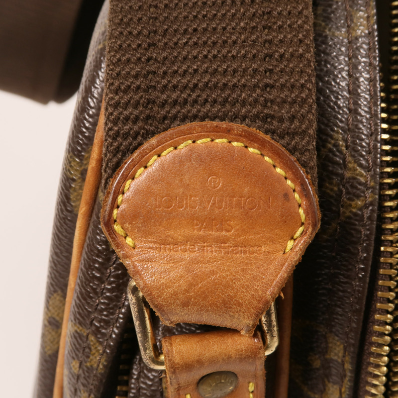LOUIS VUITTON Monogram Reporter PM金扣肩背袋-14