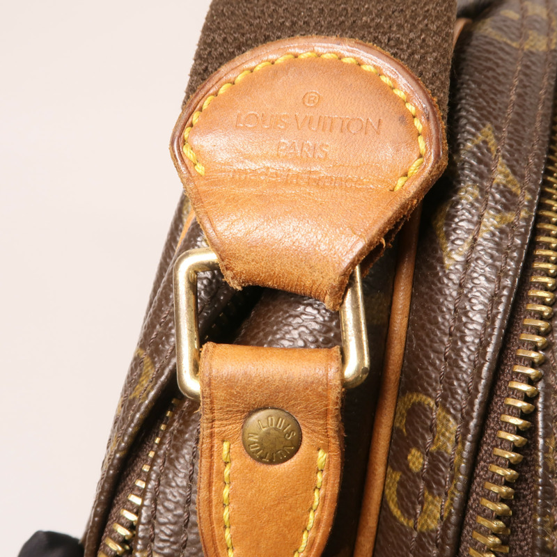 LOUIS VUITTON Monogram Reporter PM金扣肩背袋-15