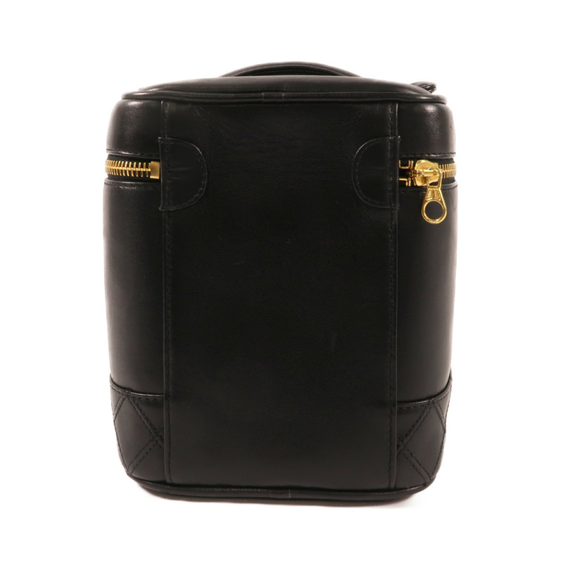 CHANEL 羊皮皮革Vintage Vanity Case金扣手挽袋-1