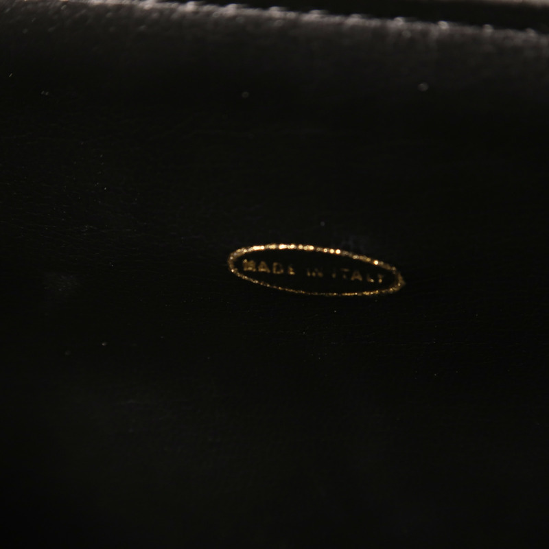 CHANEL 羊皮皮革Vintage Vanity Case金扣手挽袋-13