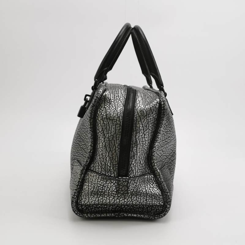 Loewe Amazona大號牛皮純色logo圖案加固邊角手提包-2