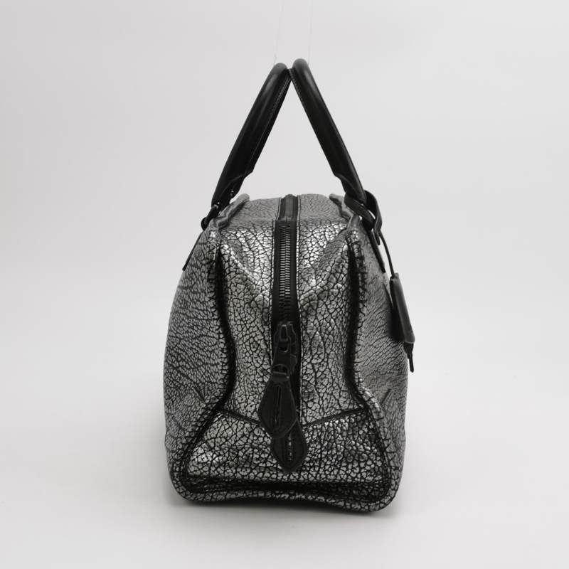 Loewe Amazona大號牛皮純色logo圖案加固邊角手提包-3