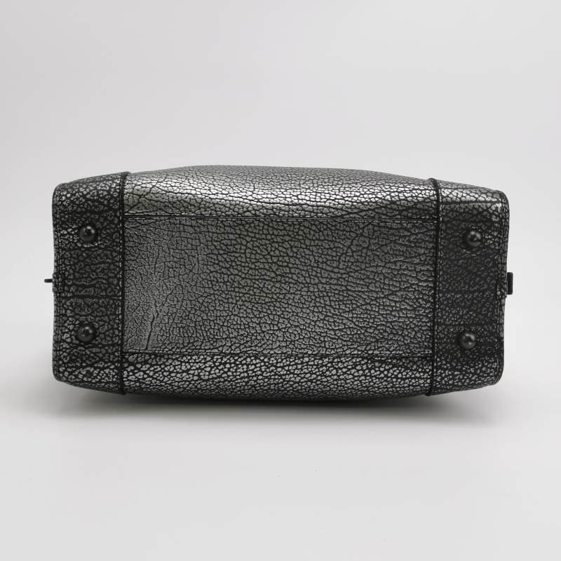Loewe Amazona大號牛皮純色logo圖案加固邊角手提包-5