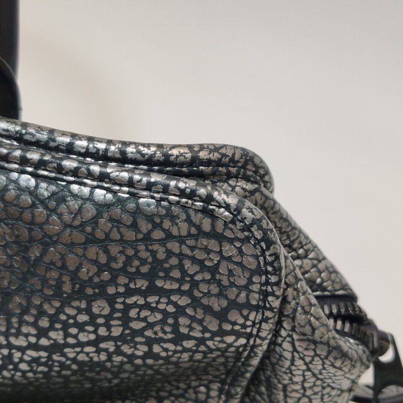 Loewe Amazona大號牛皮純色logo圖案加固邊角手提包-13