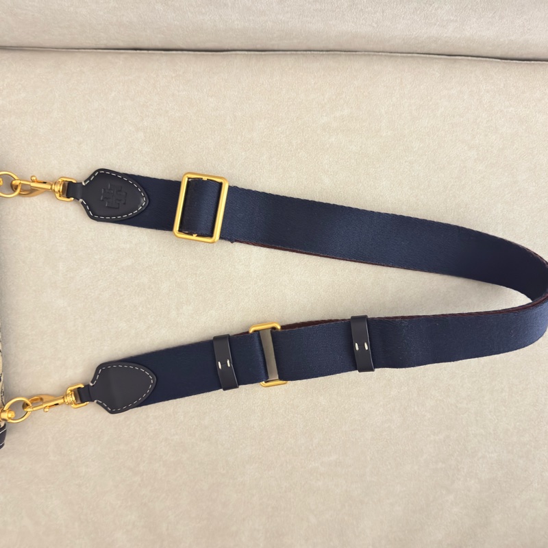 TORY BURCH T-monogram 老花 (深藍)風琴包 斜背包-16